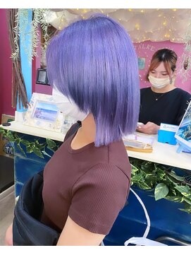 トーク 伊丹本店(TAL'KE) TAL'KE/ブリーチ×ブルーラベンダー_1016