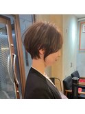 前髪あり大人ショートボブ20代30代40代　HACCH