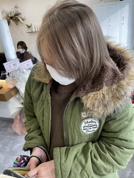 ヘアーテラス エム(hair terrace M) グレージュボブ