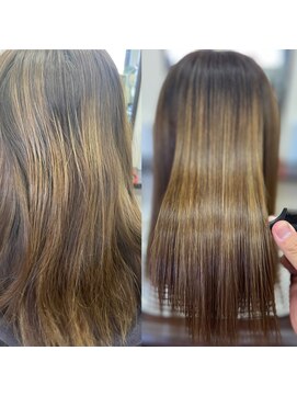 アローズ 玉名店(arose) ２０～40代　梅雨対策　髪質改善　艶感ナチュラルエアストレート