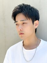 ロンド ローガン 名駅(Lond LOGAN)&nbsp;刈り上げないスパイキーショート　メンズ　眉毛　名古屋