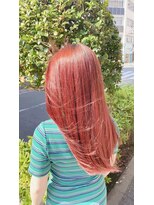 アース 川崎店(HAIR&MAKE EARTH) カシスカラーの細かめパーマスタイル/パーマ_髪質改善