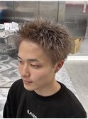 ミルクティベージュ/スパイキーショート