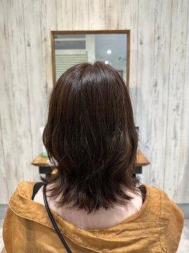 エヌアンドエー 杉戸高野台店(N&A) 大人かわいいくびレイヤー ハイライト/髪質改善カラー#1