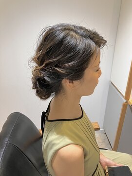 エニィ 池袋西口(Any) デザインカラー/レイヤーカット/ウェットヘア/オリーブベージュ