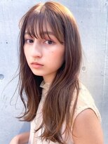 ソーホープレミアム(SOHOpremium) ゆるふわロング×くすみベージュ×白髪染め@30代@40代@50代@60代