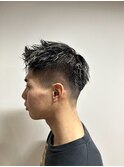 アップバングベリーショート