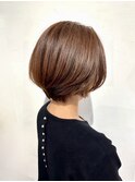 【くびれヘア】美髪縮毛矯正ショート髪質改善カット