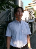 センターパート/メンズビジネスヘア