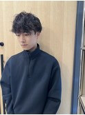 men's マッシュパーマ