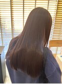 艶カラー×髪質改善トリートメント
