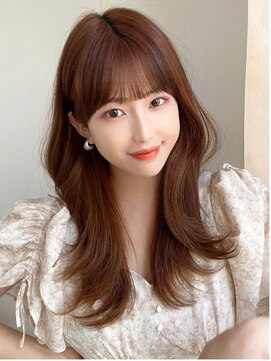 アフロートフクオカ(AFLOAT FUKUOKA) 【福岡初出店☆AFLOAT 福岡】小顔前髪ありくびれレイヤーカット