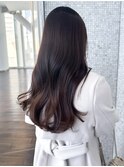ロングレイヤー/暖色カラー/レイヤーカット/ナチュラルブラウン