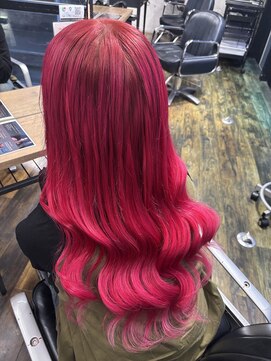 ガルボ ヘアー(garbo hair) ハイトーン エクステ ピンク 10代 20代