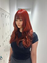 ブラウン(Brown)&nbsp;#haru レッドオレンジ×デザインカラー