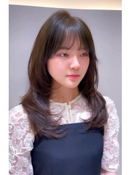 コルソ バイ ケーツー(CORSO by k-two) トレンドレイヤーカット×オリーブベージュ/西宮北口