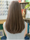 グレイアッシュレイヤーロングエアストレートA3北浦和30代40代