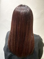 美容室 スタジアム(Stadium)&nbsp;髪質改善　セミロング　ピンクブラウン