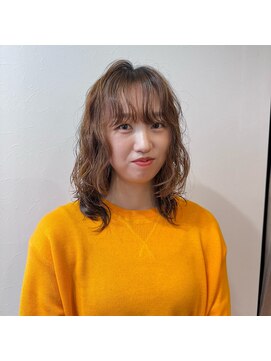 【浜松　美容室　ミディアムパーマ】