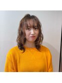 【浜松 美容室 ミディアムパーマ】