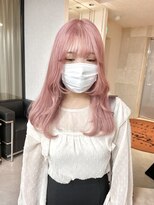 ソワンドブレスセルン 心斎橋(soin de brace cerne) sheer pink × 顔周りcut