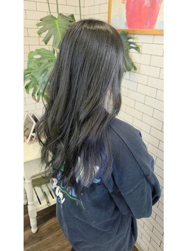 リール(THE RIRE.) ＊THERIRE. ブルーブラック×インナーブルーラベンダー＊