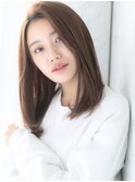 20代30代40代ミディアムレイヤー*髪質改善ストレート*艶髪