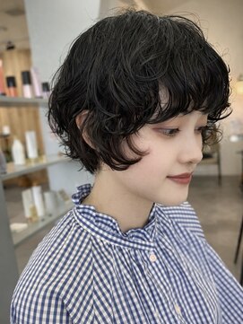 ダーリン 伊勢崎(darling) 黒髪ショート☆パーマ