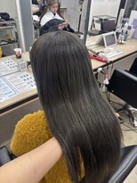 アジールヘア 赤羽駅南口店(agir hair) 透明感オリーブグレージュ 赤み消しカラー赤羽