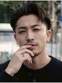 MEN'S/３０代かき上げアップバングショート/フェード/メンズ