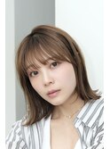 表参道艶髪矯正ミディアムボブ髪質改善カラーアッシュグレー30代