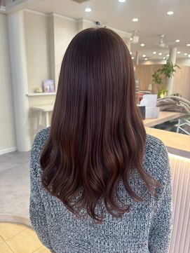 イマージュ 志免店(image) 大人可愛い☆艶感ショコラブラウンのニュアンスロング