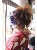 ★卒業式★サイドカールスジ系アップスタイル
