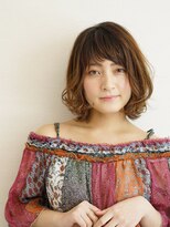 アッドバイケンジ(Add.. by KENJE)&nbsp;トライしやすい大人可愛いふわふわボブ。