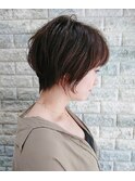 大人かわいい 襟足すっきり小顔ひし形ショートボブ「大宮Hip's」