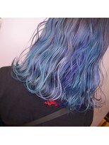 シェリエ(Cherie)&nbsp;ユニコーンカラー/寒色系カラー/ブルー系/三色カラー/