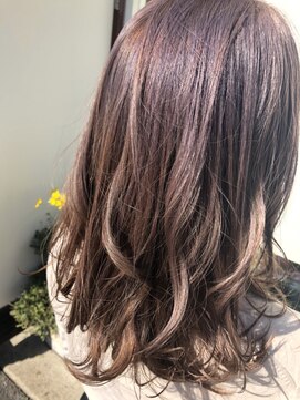 ペリドットエフ(peridot f) 上品 透け感 大人女子 ラベンダーアッシュ　30代 40代 50代 60代