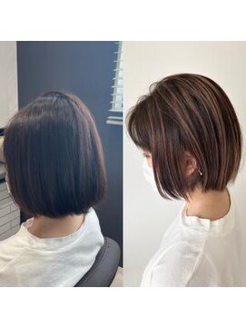 アーサス ヘアー デザイン 木更津店(Ursus hair Design by HEADLIGHT) シャドールーツハイライト×ピンクラベンダー