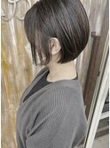 ショートボブ*ミニボブ*ラベンダーブラウンカラー*Bambi松平愛