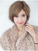 小顔ショートボブ