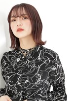 テトテ 三宮店(Tetote)&nbsp;【tetote神戸三宮】外ハネミディアム カシスブラウン