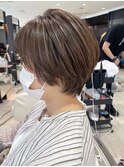 ★岡田有加★20代30代★ハイライト×メリハリショート