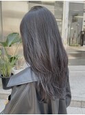 ヘアメイクオズ&金あゆみ 韓国風☆ハイレイヤーグレージュ