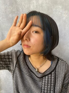 ダリー 新さっぽろ店(Dali) インナーカラー/ブルー