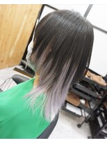 ヘアテリア リュウ 大塚(hair teria ryu) 肩下ウルフ×ホワイトラベンダー