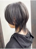 《knit銀座》大人可愛い20代30代40代ウルフショート丸み前下がり