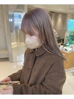 ローウェ 京都四条河原町(Louwe) ベージュ/ハイトーン/レイヤー/ボブ/韓国/髪質改善/四条河原町