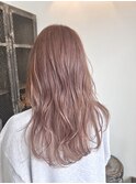透明感ピンクベージュ