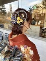 ナイアバイアヌエヌエ(naia by anuenue)&nbsp;成人式ボブアレンジ