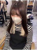 #インナーカラー#ブリーチなし#プルエクステ